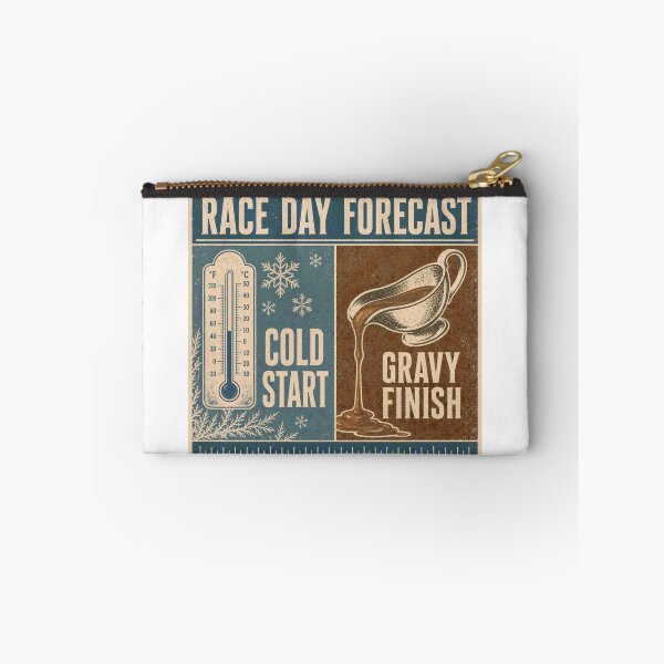 Item preview, Race Day Forecast Cold Start Gravy Finish Turkey Trot designed and sold by BoosterShop.