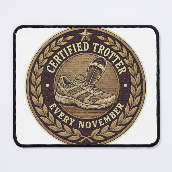 Item preview, Certified Trotter Every November Turkey Trot Badge designed and sold by BoosterShop.