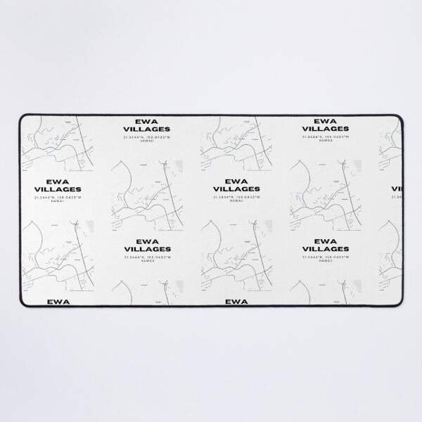 Item preview, Ewa Villages Hawaii Map | Minimalist Oahu Location Design designed and sold by RM-Journey.