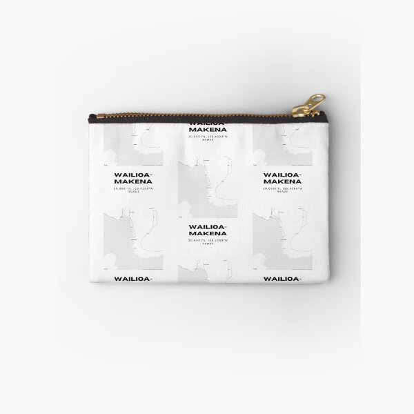 Item preview, Wailea-Makena Maui Map | Minimalist Coastal Location Design designed and sold by RM-Journey.
