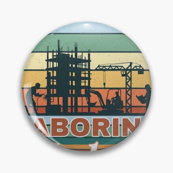 Item preview, I'm Just Happy To Be Laboring Today Construction Retro designed and sold by Aelmajaoui.