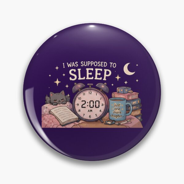 Item preview, Supposed to Sleep – Late Night Reading Art designed and sold by KWW SHOP.