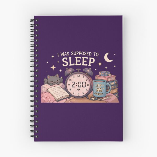 Item preview, Supposed to Sleep – Late Night Reading Art designed and sold by KWW SHOP.