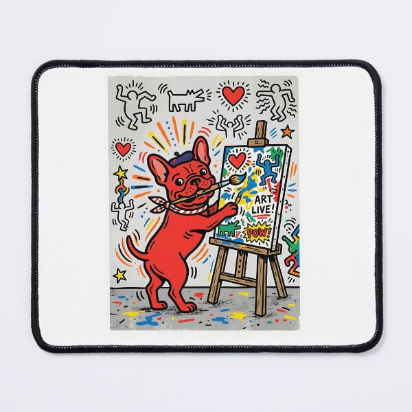 Item preview, Frenchie Artist Pop designed and sold by PictoVibe.