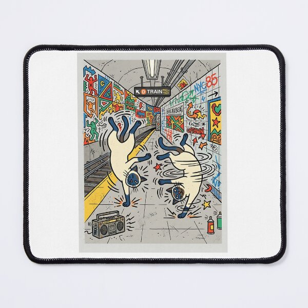 Item preview, Siamese Subway B-Boys designed and sold by PictoVibe.