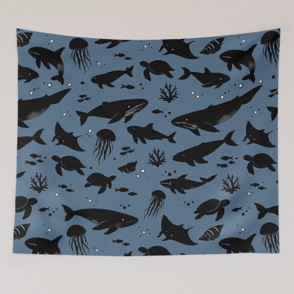 Item preview, Ocean Silhoutte designed and sold by WhaleyWonka.