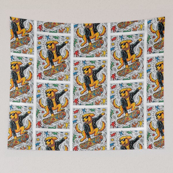 Item preview, Golden Skate Punk designed and sold by PictoVibe.