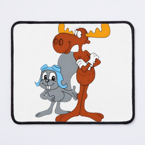 Item preview, The Adventures Of Rocky & Bullwinkle Moose & Squirrel Retro Cartoon Art | Perfect Gift For You And Friends designed and sold by DodgerTheHunter.