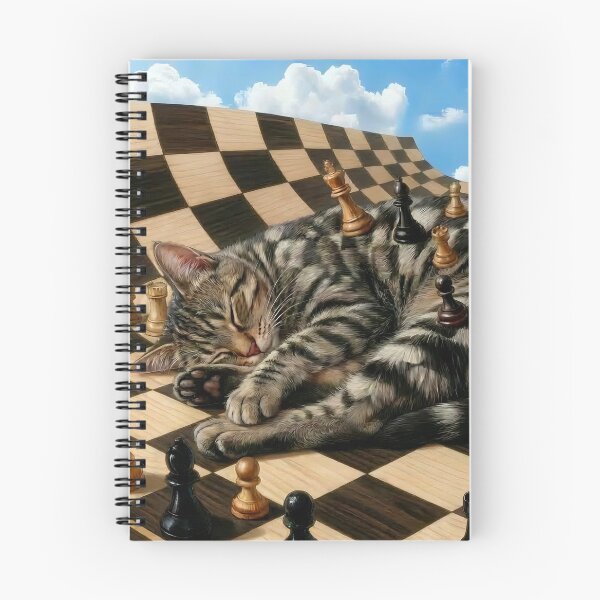 Item preview, Chess board cat designed and sold by Jonsmartdesigns.