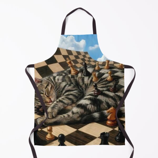 Item preview, Chess board cat designed and sold by Jonsmartdesigns.