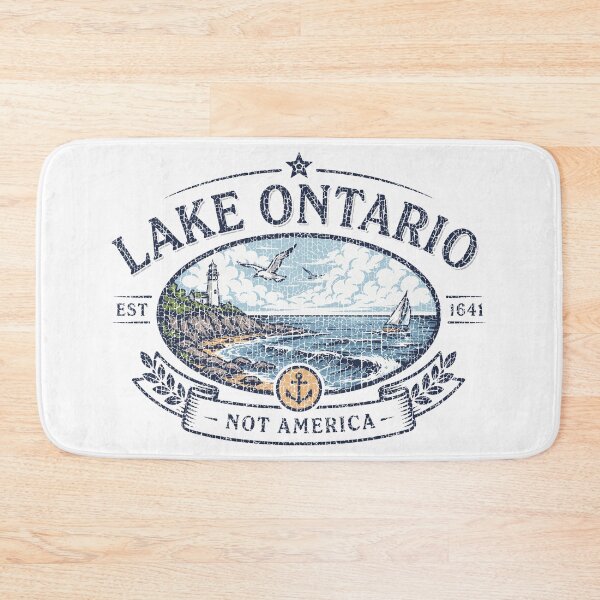 Item preview, Lake Ontario Not America – Distressed Vintage Canadian Protest Design designed and sold by paulo silveira.