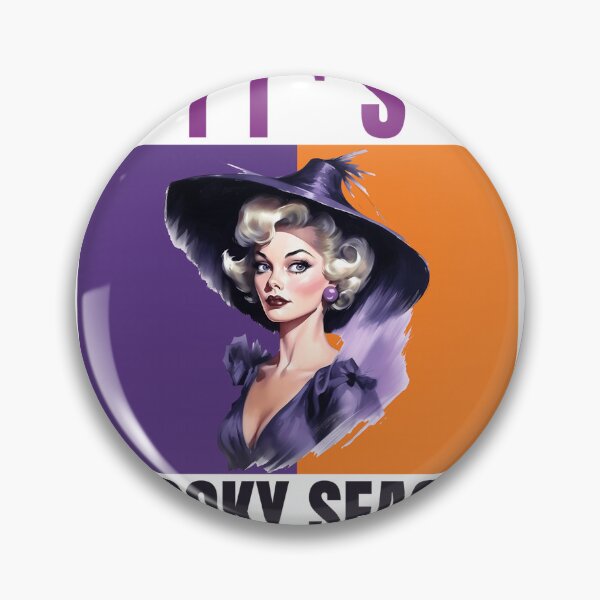 Item preview, It's Spooky Season Retro Witch Long Sleeve T-Shirt designed and sold by VibeCrafteria.