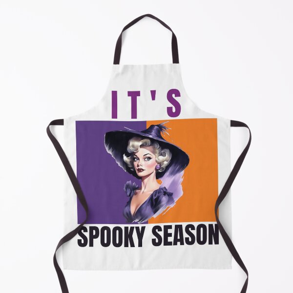 Item preview, It's Spooky Season Retro Witch Long Sleeve T-Shirt designed and sold by VibeCrafteria.