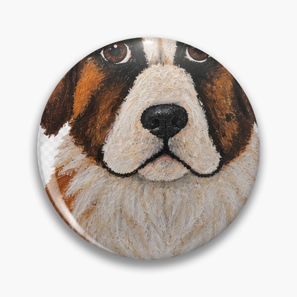 Item preview, St Bernard Original Art Acrylic designed and sold by Chris Zahorcik Art.