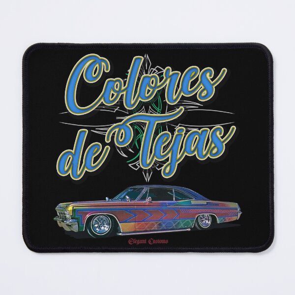 Item preview, 1966 Impala Colores de Tejas with text - Lowrider, Kustom, Hot Rod, Muscle Car designed and sold by Elegant Customs.