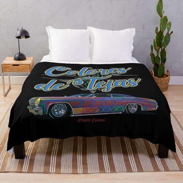 Item preview, 1966 Impala Colores de Tejas with text - Lowrider, Kustom, Hot Rod, Muscle Car designed and sold by Elegant Customs.