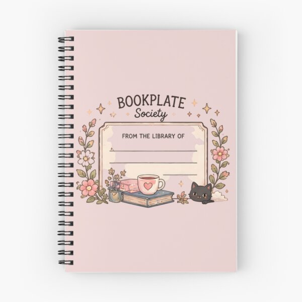Item preview, Bookplate Society – Vintage Reader Illustration designed and sold by KWW SHOP.