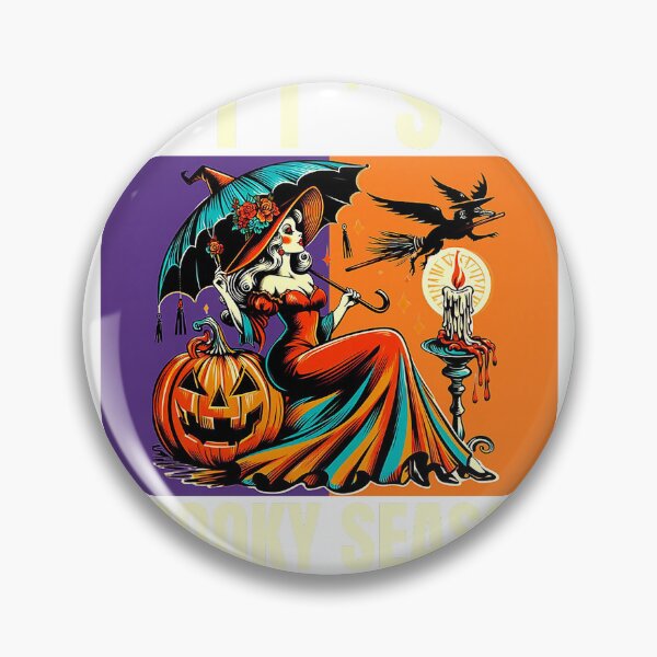 Item preview, It's Spooky Season Witch Pumpkin Halloween Premium Tri-Blend T-Shirt designed and sold by JJLetterDesigns.