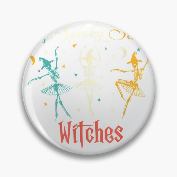 Item preview, It's Spooky Season Witches Funny Halloween Ballet Skeleton T-Shirt designed and sold by Badriiiii.