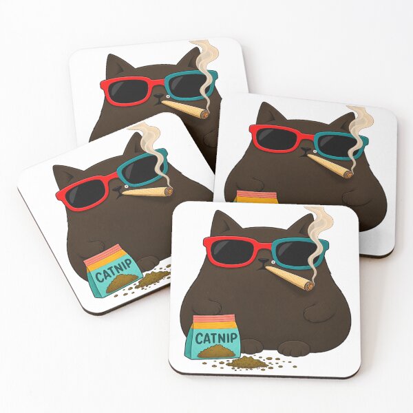 Item preview, Catnip King, Funny Cat with Retro Sunglasses designed and sold by magicmode.
