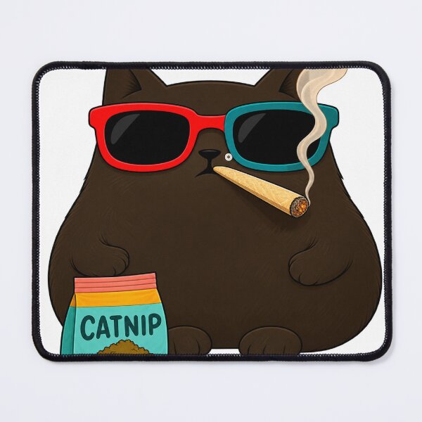 Item preview, Catnip King, Funny Cat with Retro Sunglasses designed and sold by magicmode.