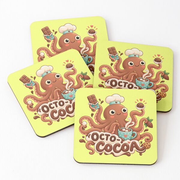 Item preview, Octo Cocoa Cute Octopus Hot Chocolate Kawaii Baker designed and sold by SVox.