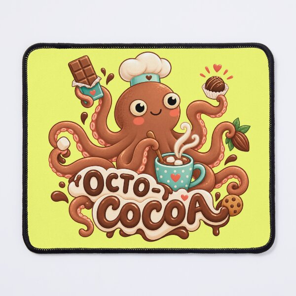 Item preview, Octo Cocoa Cute Octopus Hot Chocolate Kawaii Baker designed and sold by SVox.