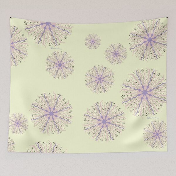 Item preview, Abstract Lavender Sea Urchin designed and sold by garçonne.
