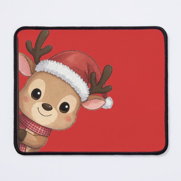 Item preview, Cute Christmas Reindeer Peeking designed and sold by jo-e-basta.