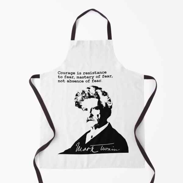 Item preview, Mark Twain Quote Courage is resistance to fear designed and sold by aponwao.