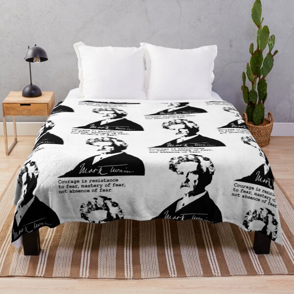 Item preview, Mark Twain Quote Courage is resistance to fear designed and sold by aponwao.