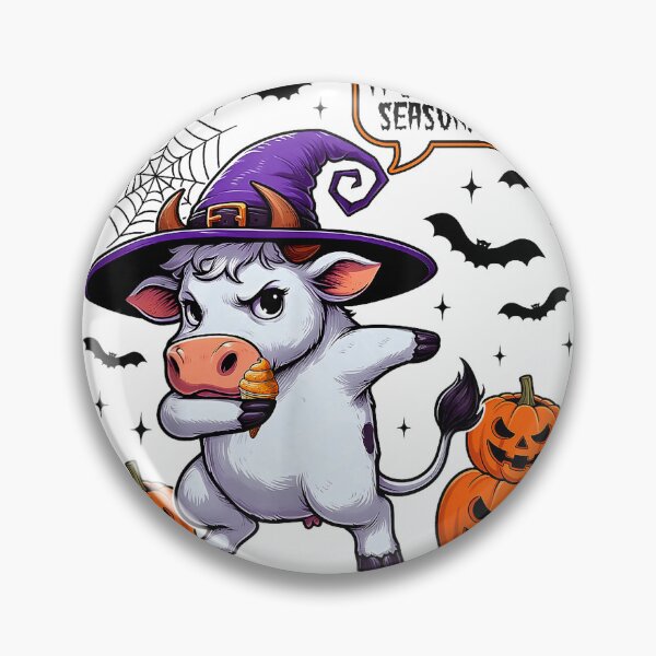 Item preview, It's Halloween Season Bruh Funny Cow Moo Spooky Season T-Shirt designed and sold by shop-insider.