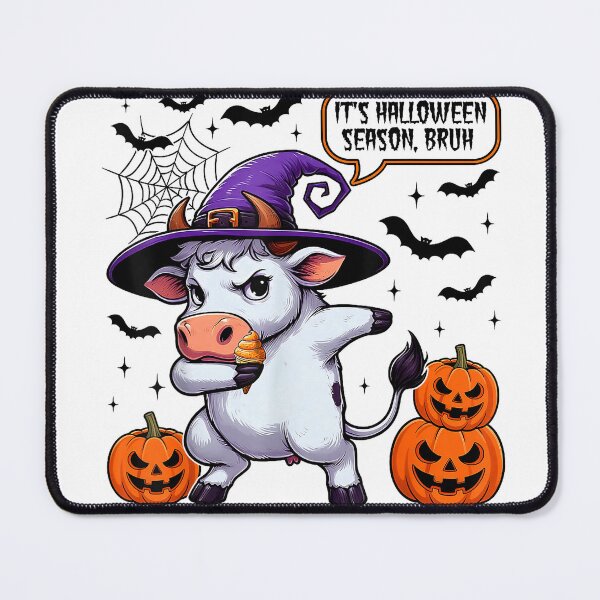 Item preview, It's Halloween Season Bruh Funny Cow Moo Spooky Season T-Shirt designed and sold by shop-insider.