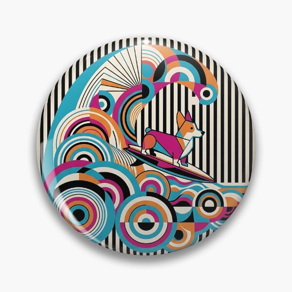 Item preview, Corgi Surf Wave designed and sold by PictoVibe.
