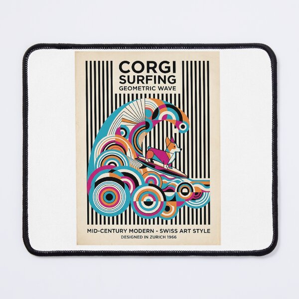 Item preview, Corgi Surf Wave designed and sold by PictoVibe.