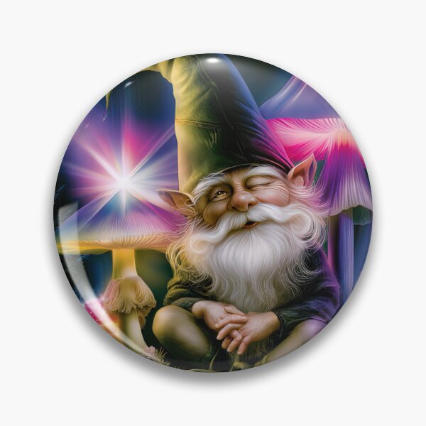 Item preview, Winking Wizard of the Neon Grove designed and sold by bloorose.