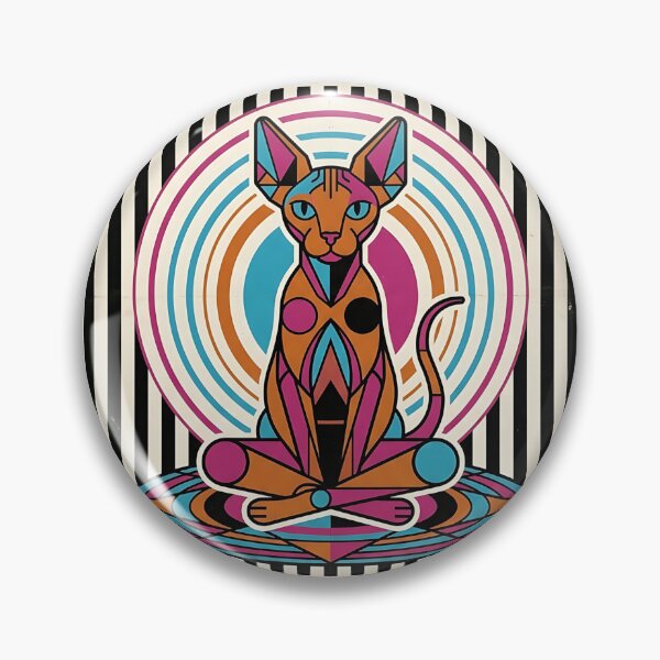 Item preview, Sphynx Yoga Cat designed and sold by PictoVibe.