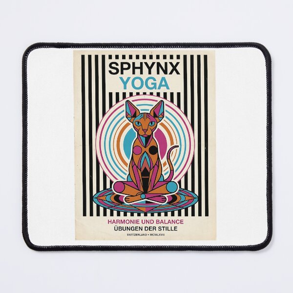 Item preview, Sphynx Yoga Cat designed and sold by PictoVibe.