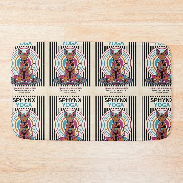 Item preview, Sphynx Yoga Cat designed and sold by PictoVibe.