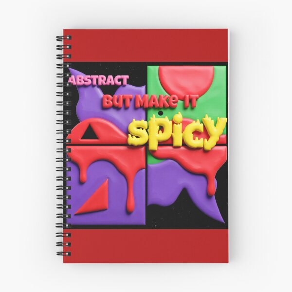 Item preview, abstract but make it spicy Quad C colorful typographic abstract design designed and sold by SmashingDeals.
