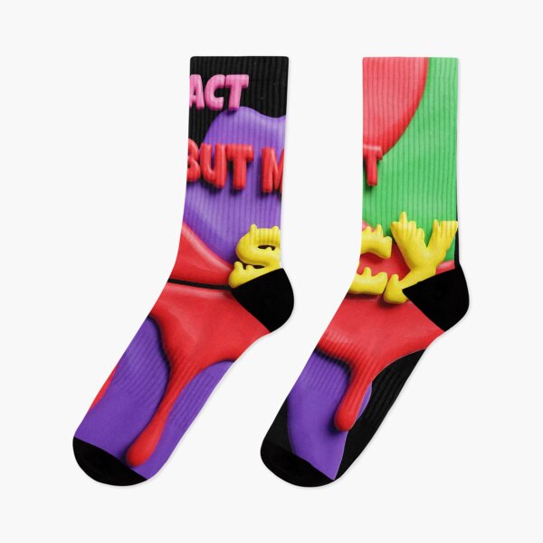 Item preview, abstract but make it spicy Quad C colorful typographic abstract design designed and sold by SmashingDeals.