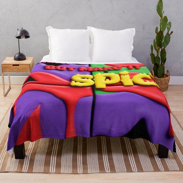 Item preview, abstract but make it spicy Quad C colorful typographic abstract design designed and sold by SmashingDeals.