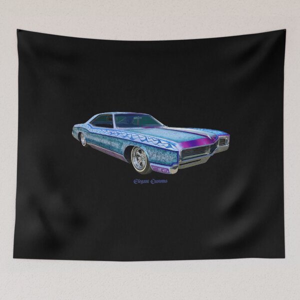 Item preview, 1966 Riviera Blue Monday no text Lowrider, Kustom, Hot Rod, Muscle Car designed and sold by Elegant Customs.