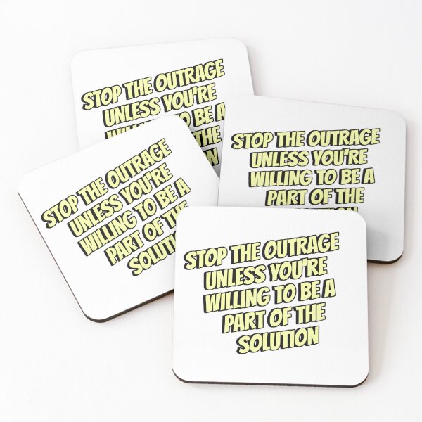 Item preview, Stop the Outrage designed and sold by The She Shed.