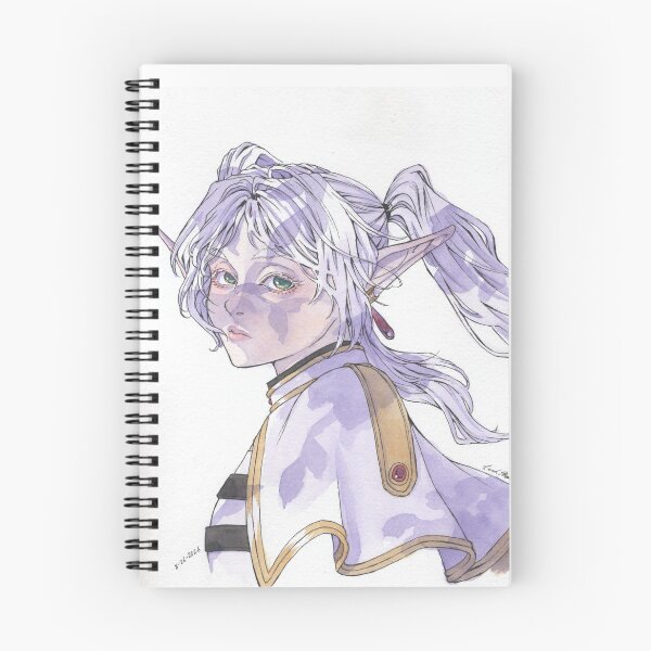 Item preview, White Haired Anime Elf Girl Portrait designed and sold by idrawprettyboys.