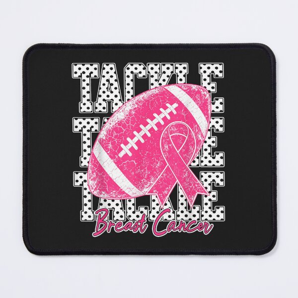 Item preview, Tackle Breast Cancer Pink Ribbon Football Awareness Graphic designed and sold by abig-eiyana.