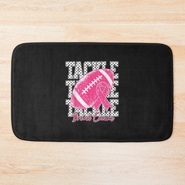 Item preview, Tackle Breast Cancer Pink Ribbon Football Awareness Graphic designed and sold by abig-eiyana.