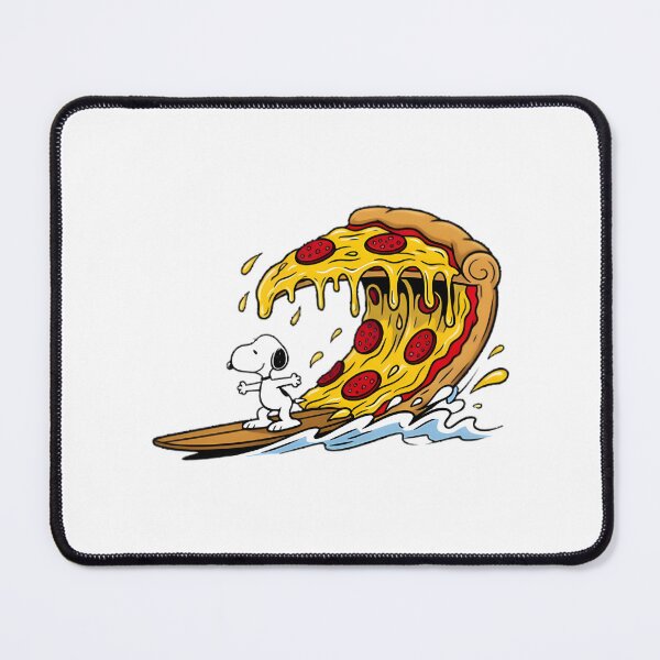 Item preview, Retro Pizza Slice Surfing Coastal Wave Fun 90S Style Graphic Art | Perfect Gift For You And Friends designed and sold by DodgerTheHunter.
