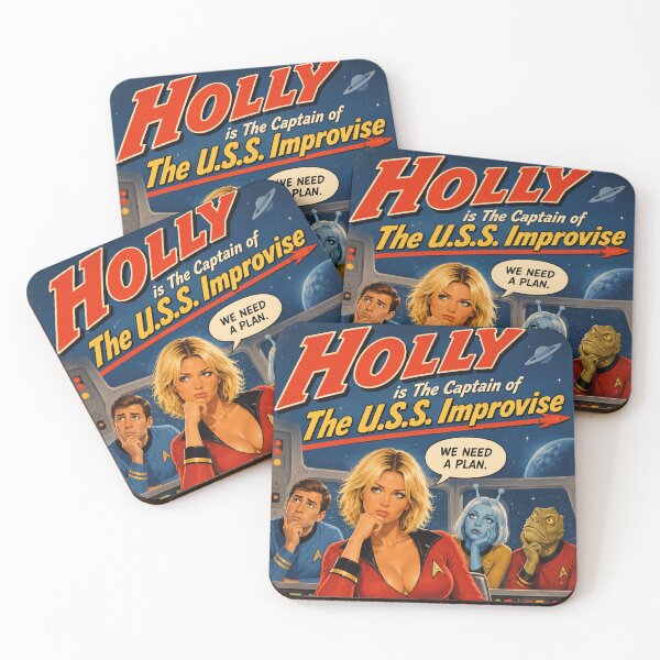 Item preview, Holly is The Captain of The U.S.S. Improvise designed and sold by Moviebuff91.