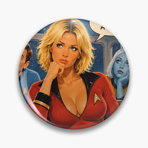 Item preview, Holly is The Captain of The U.S.S. Improvise designed and sold by Moviebuff91.